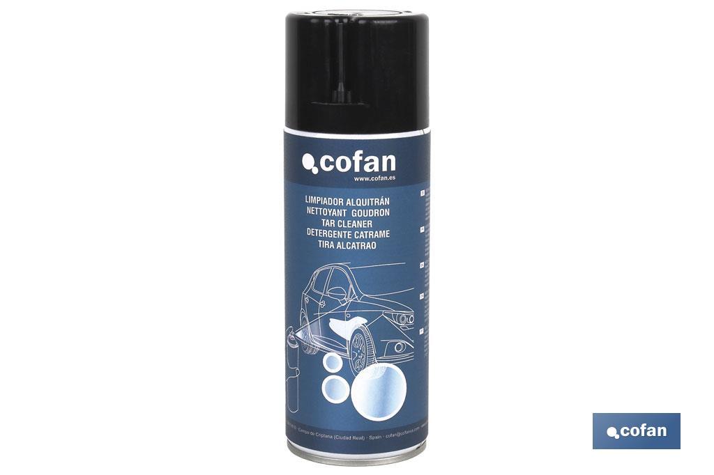 Limpiador de alquitrán para carrocerías en spray 400 ml Cofan