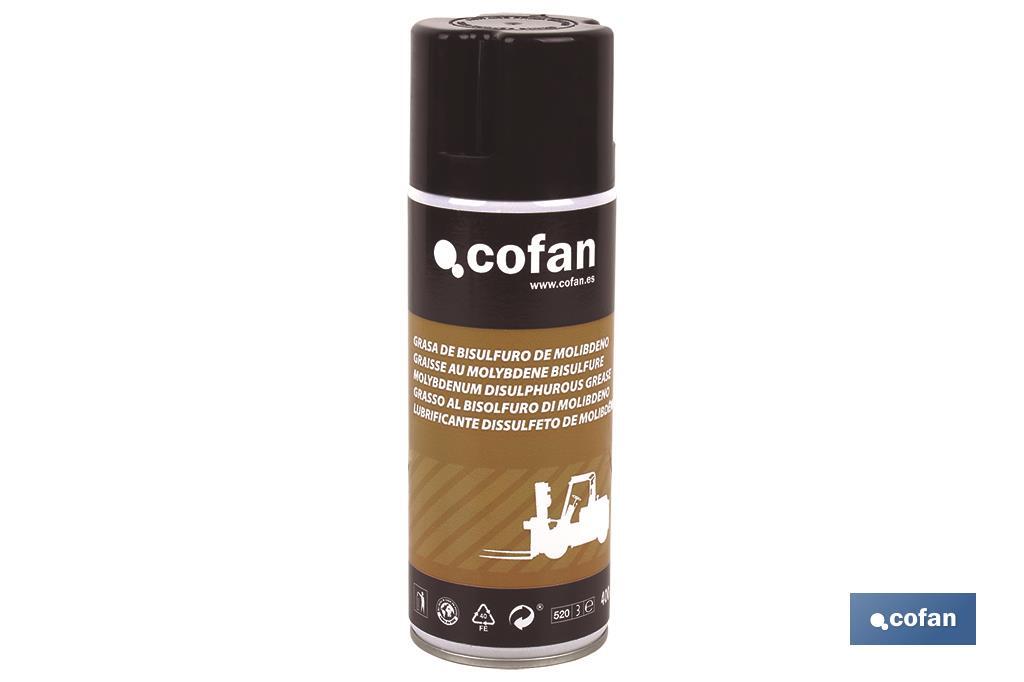 Grasa con disulfuro de molibdeno de 400 ml COFAN