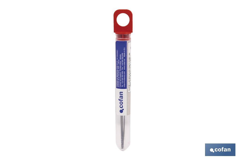 BLISTER 2 UDS. BROCAS HSS-COBALTO DIN388 3 mm.
