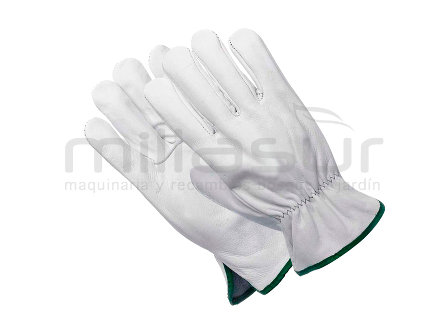 GUANTES CUERO JARDINERÍA T8