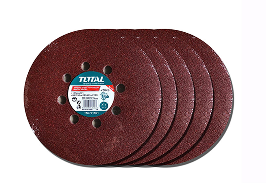 CONJUNTO 5 LIJAS ADAPTABLES A TF2041501 TF2041506 (3xP80 - 2xp120)