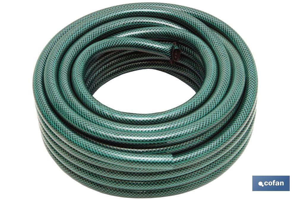 Manguera PVC 3 capas con accesorios 5/8&quot; 15M