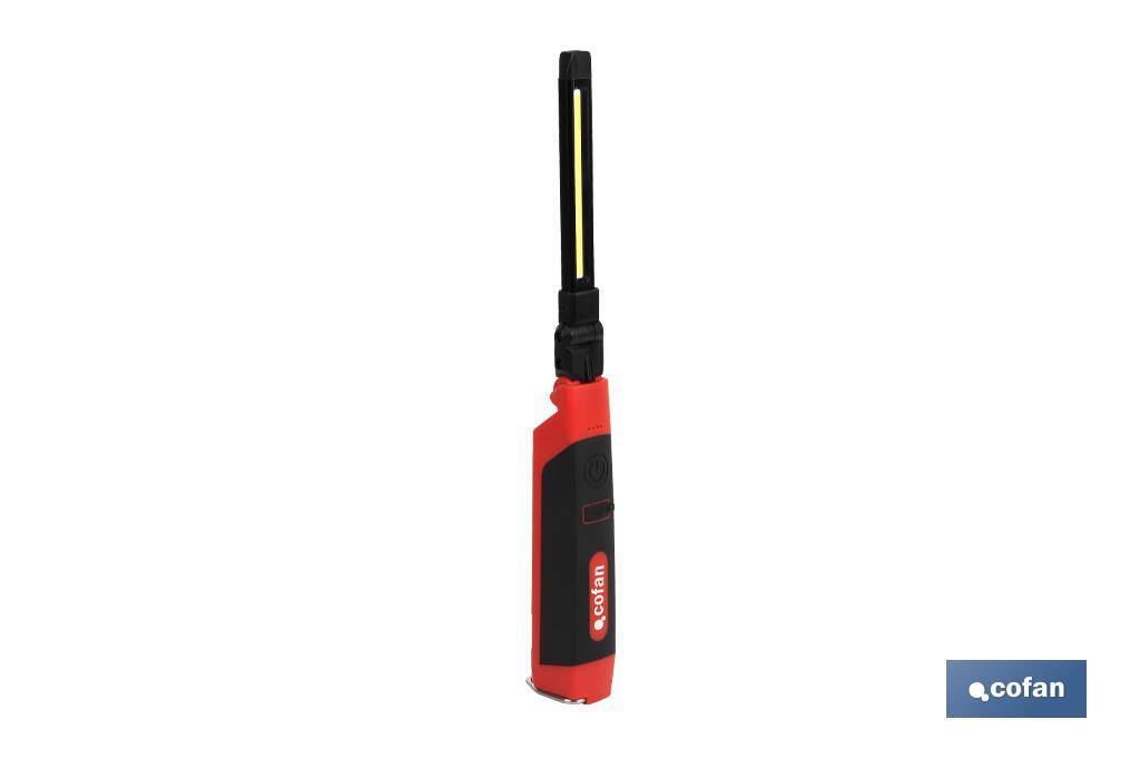 Lámpara de Inspección Recargable Plegable | 5 W COB LED 6500 K | Conexión USB