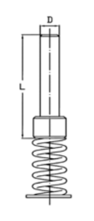 PULSADOR NUDO TRANSMISION 15x57mm Ref.: V57