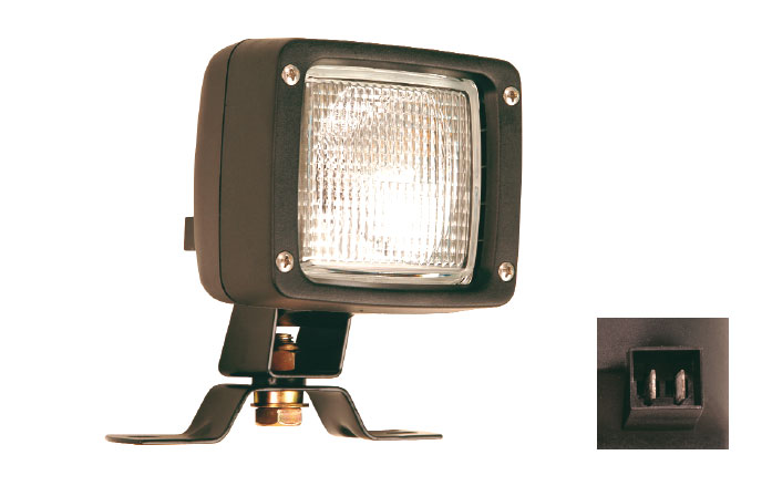 FARO DE TRABAJO 12V 55W H3 - 24V 70W H3 (LAMPARA NO INCLUIDA)