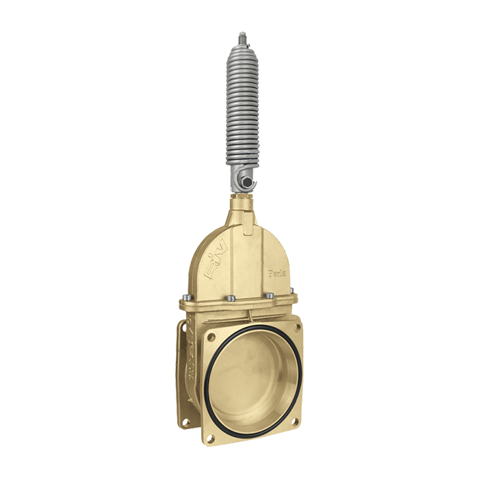 TAJADERA 2 BRIDAS SIMPLE EFECTO CON MUELLE 5&quot; Ø 120 mm PERLA RIV 19