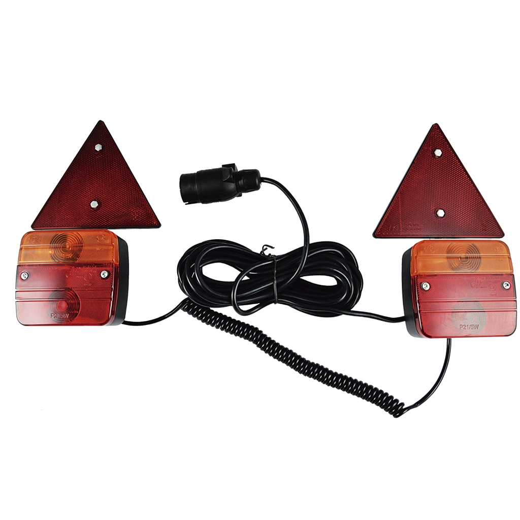 KIT DE LUCES REMOLQUE MAGNÉTICO CON 2 PILOTOS Y 2 CATAREFLECTANTES