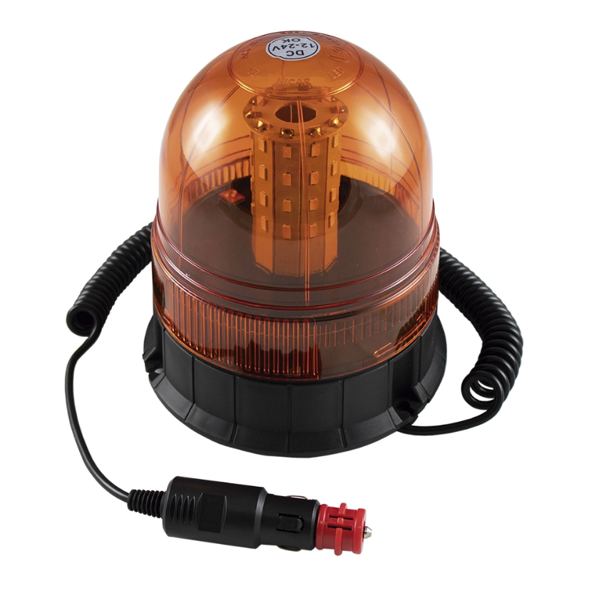 GIROFARO DESTELLANTE DE LED 12-24V BASE MAGNETICA