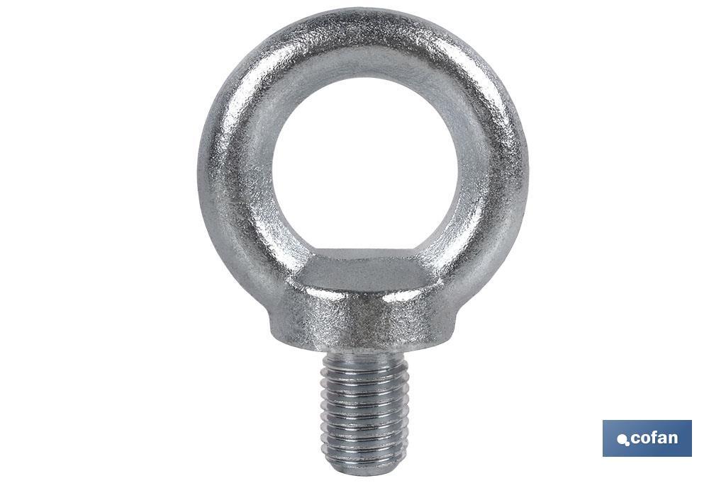Anilla de Elevación Rosca Macho DIN-580 M-20 ZINCADA