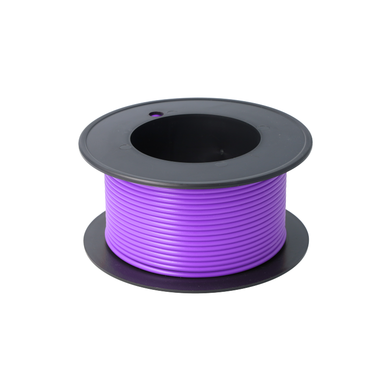 CABLE 1mm MORADO BOBINA 25m. (PRECIO METRO)