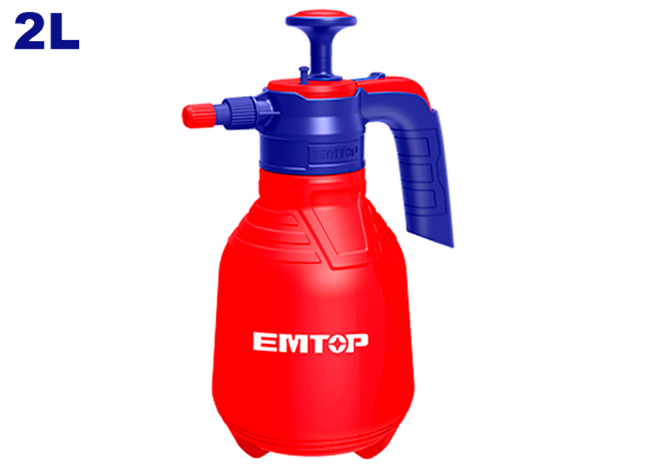 PULVERIZADOR DE PRESION PREVIA MANUAL 2L EMTOP