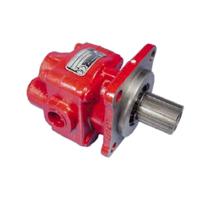 Bomba de engranajes 23 cm3 BEM 23 Reversible Eje estriado 8D