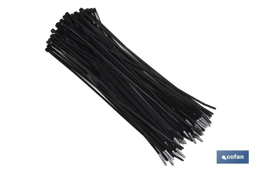 BRIDAS NYLON NEGRO 7,6 X 540mm (Bolsa 100 uds)