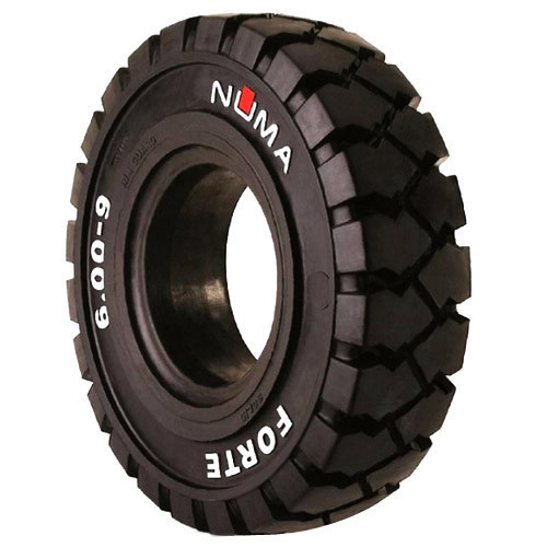 Numa 23x10-12 MACIZA NEGRA M12X Forte Carretilla elevadora