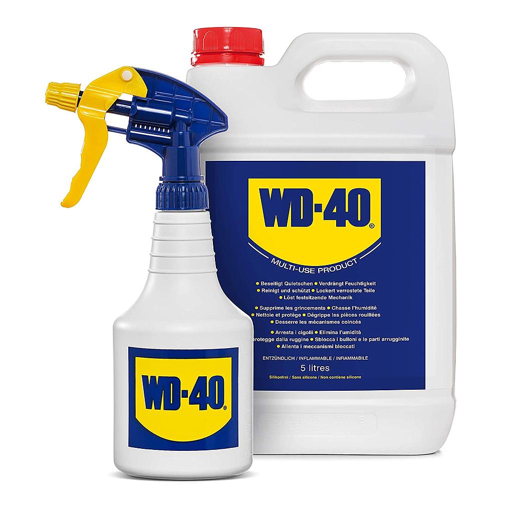 WD-40 LUBRICANTE 5 Litros + Pulverizador