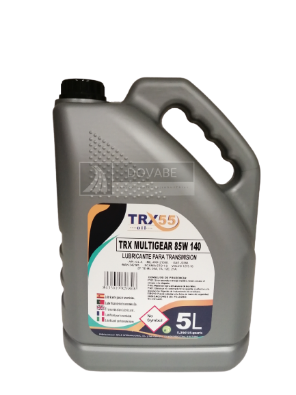 ACEITE REDUCTOR 85W140 TRX55 MULTIGEAR 5L.