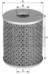 FILTRO COMBUSTIBLE  MANN P 65
