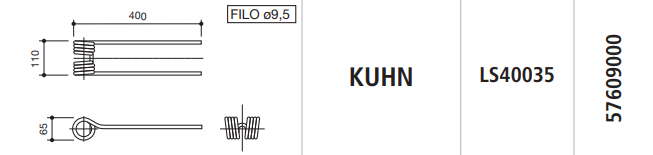 MUELLES RASTRILLO KUHN LS40035