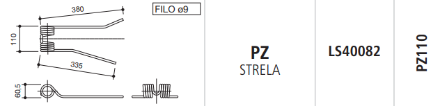 MUELLES RASTRILLO PZ ANCHO IZQUIERDA LS40082