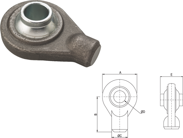 ROTULA SOLDAR TERCER PUNTO 90X39X30