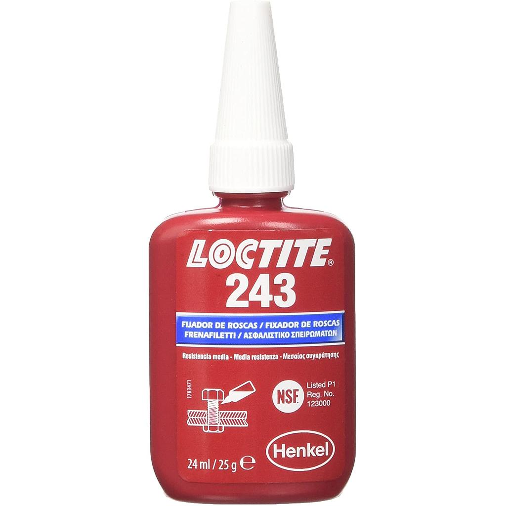 SELLADOR DE ROSCAS LOCTITE 243 BC 24ml