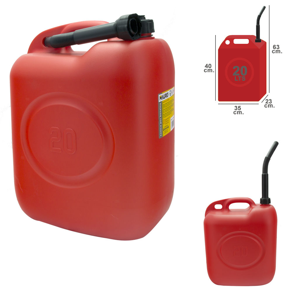 BIDÓN GASOLINA 20 LITROS HOMOLOGADO