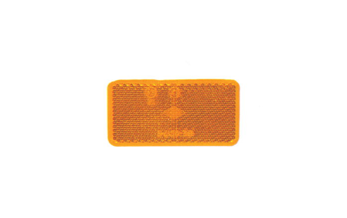 CATADIOPTRICO AMBAR ADHESIVO 80x41mm