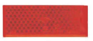 CATADIOPTRICO ROJO RECTANGULAR AUTOADHESIVO 100x45 mm