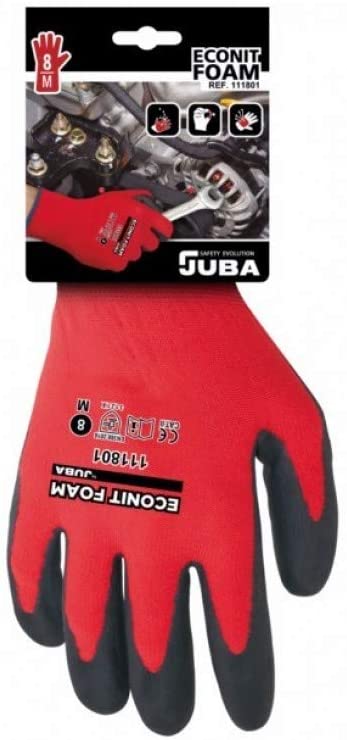 GUANTE NYLON FOAM JUBA D/FRESCO T/10