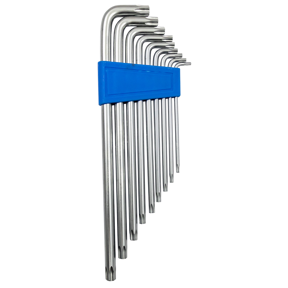 SET DE 9 LLAVES TORX EN FORMA DE &quot;L&quot;