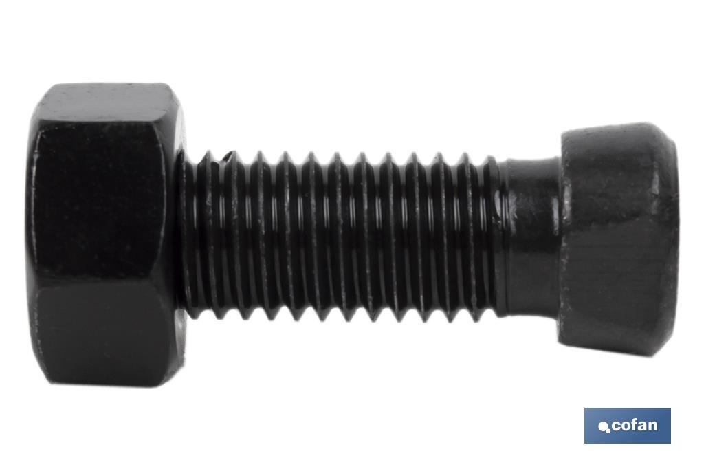 TORNILLO ARADO CABEZA CONICA CON TUERCA 12x42 12.9 2C