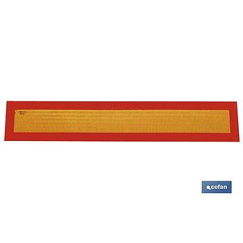 PLACA V-6 VEHICULOS LARGOS 1130X200mm