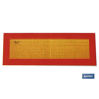 PLACA V-6 PARA VEHICULOS LARGOS 565X200mm