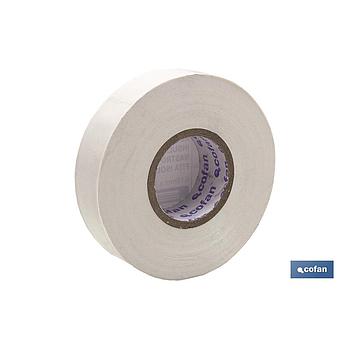 CINTA AISLANTE 180 Micras BLANCA 19mmX20 Metros