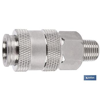 ENCHUFE RAPIDO UNIVERSAL MACHO 3/8"
