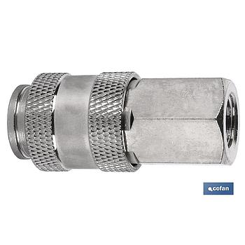 ENCHUFE RAPIDO UNIVERSAL HEMBRA 1/4"