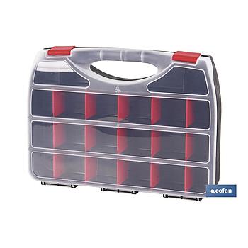 ESTUCHE 22 COMPARTIMENTOS 364 x 268 x 66 mm