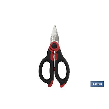 TIJERAS ELECTRICISTA PROFESIONAL 160mm (pelacables/crimpar)