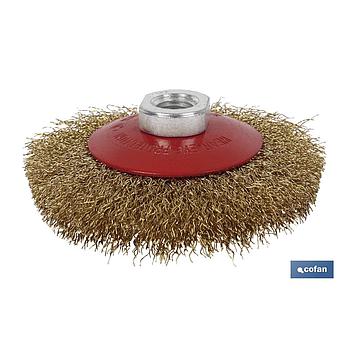 CEPILLO OBLICUO ONDULADO M14Ø125 A.LATON 0.3mm