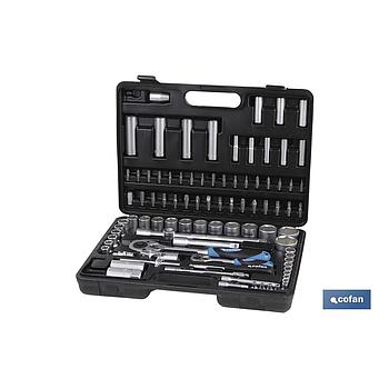 MALETÍN 94 PCS STANDARD 1/4" Y 1/2"