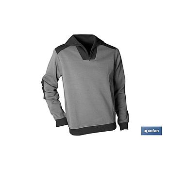 SUDADERA CUELLO CREMALL. "VOLTA" 280gms/m VERDE T-XXL
