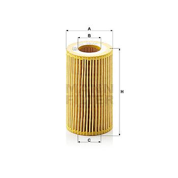 FILTRO DE ACEITE MANN HU 12 103 X