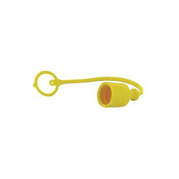 TAPÓN ANTIPOLVO ENCHUFE HIDRÁULICO ISO A 1/2 HEMBRA AMARILLO