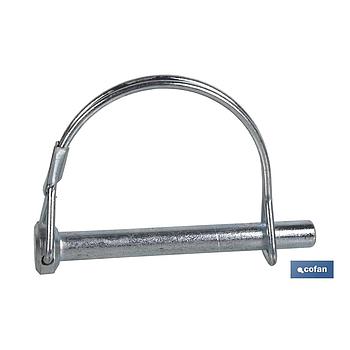 PASADOR SEGURIDAD 6X45 CON MUELLE LATERAL