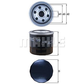 FILTRO COMBUSTIBLE MAHLE KC 99