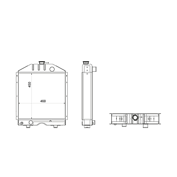 RADIADOR FIAT 766 REF. 111025033A