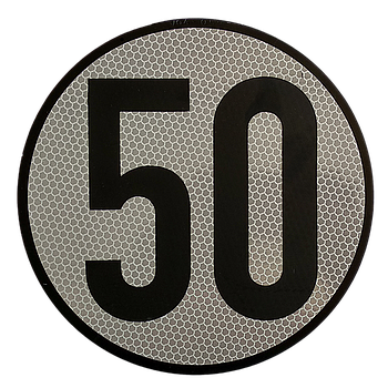 DISCO LIMIT.VELOC.50km Ã˜ 20cm REFL.NIVEL 2 REF. A741M