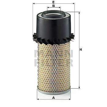 FILTRO AIRE MANN C 15 165/6