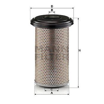 FILTRO AIRE MANN C 20 325