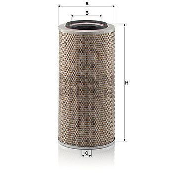 FILTRO AIRE MANN C 24 650/1